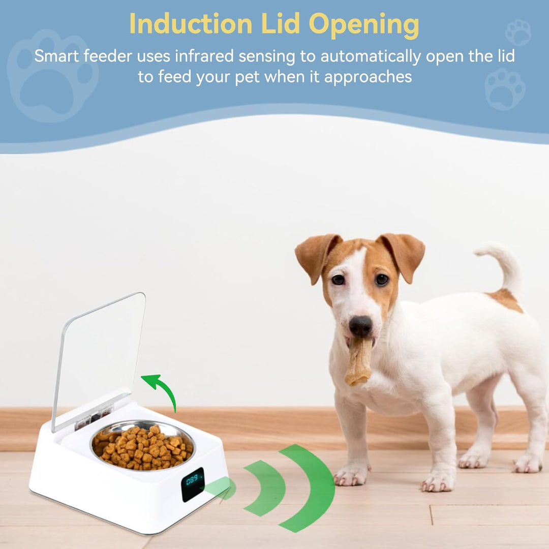 Automatischer Katzenfutterspender, 350 Ml, Induktionsdeckelöffnung, Tierfutterspender, Smart Feed, A
