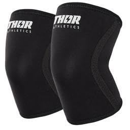 Thor Athletics Kniebandagen, Kniestütze für Gewichtheben, Powerlifting, Bodybuilding, Crossfit, Fitn