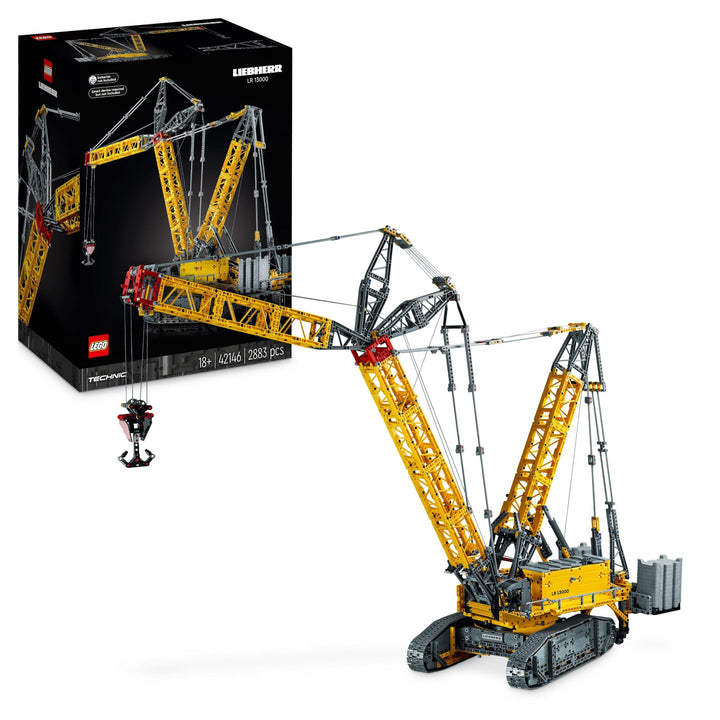 LEGO Technic Liebherr LR 13000 Raupenkran Set, Baue das ultimative ferngesteuerte Baufahrzeug-Modell