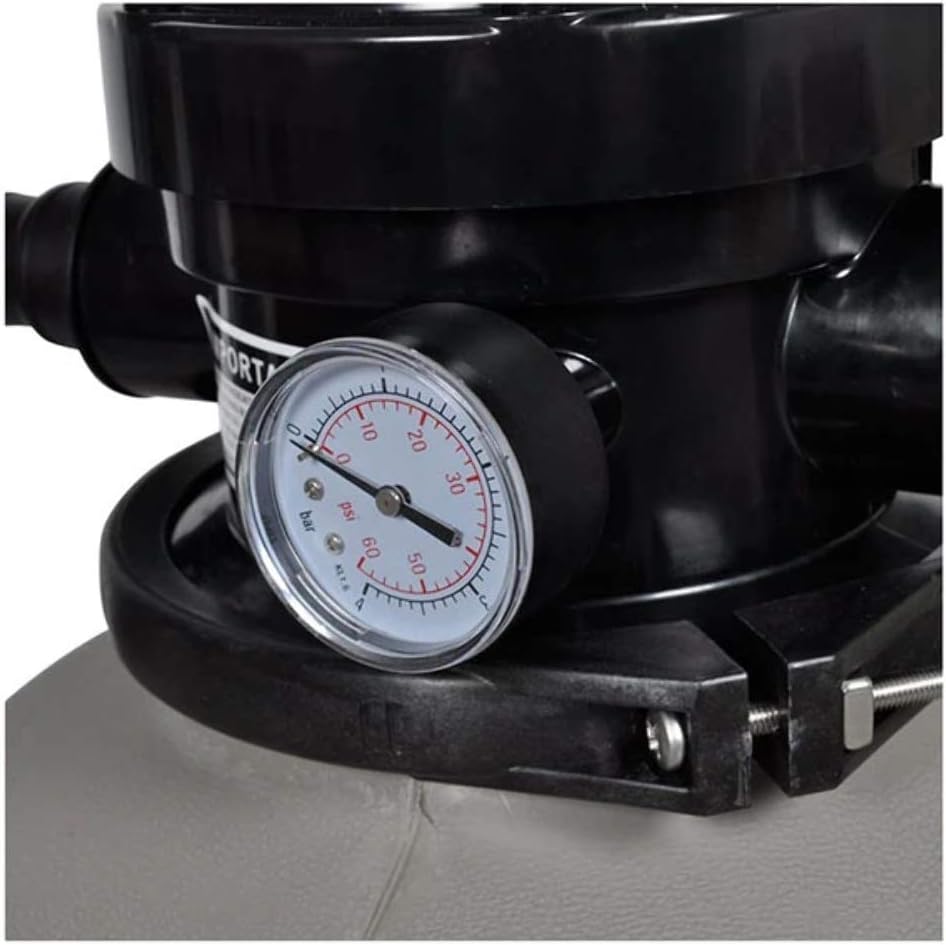 vidaXL Sandfilterpumpe 600W 17000L/h Sandfilteranlage Filteranlage Poolfilter
