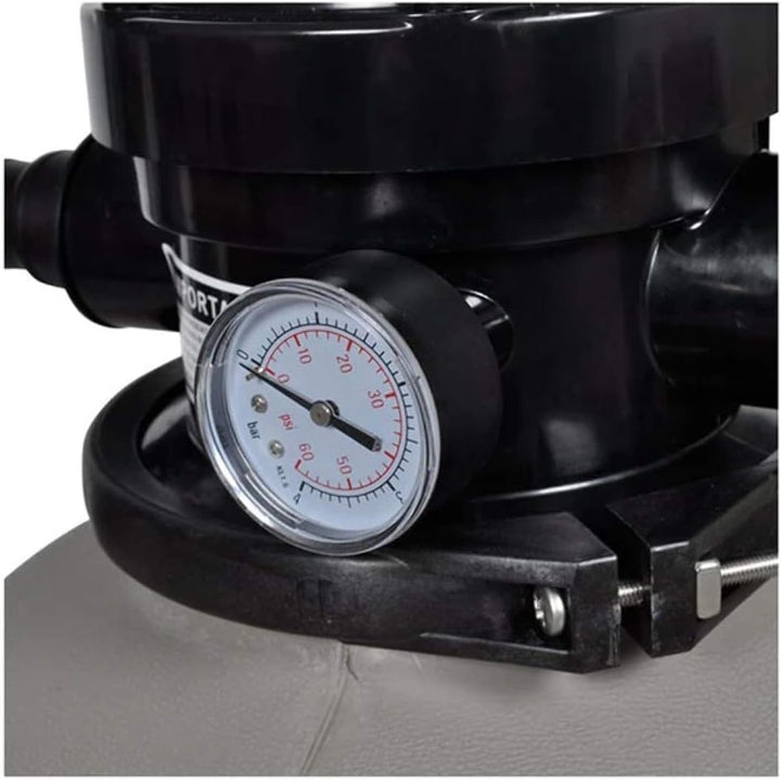 vidaXL Sandfilterpumpe 600W 17000L/h Sandfilteranlage Filteranlage Poolfilter