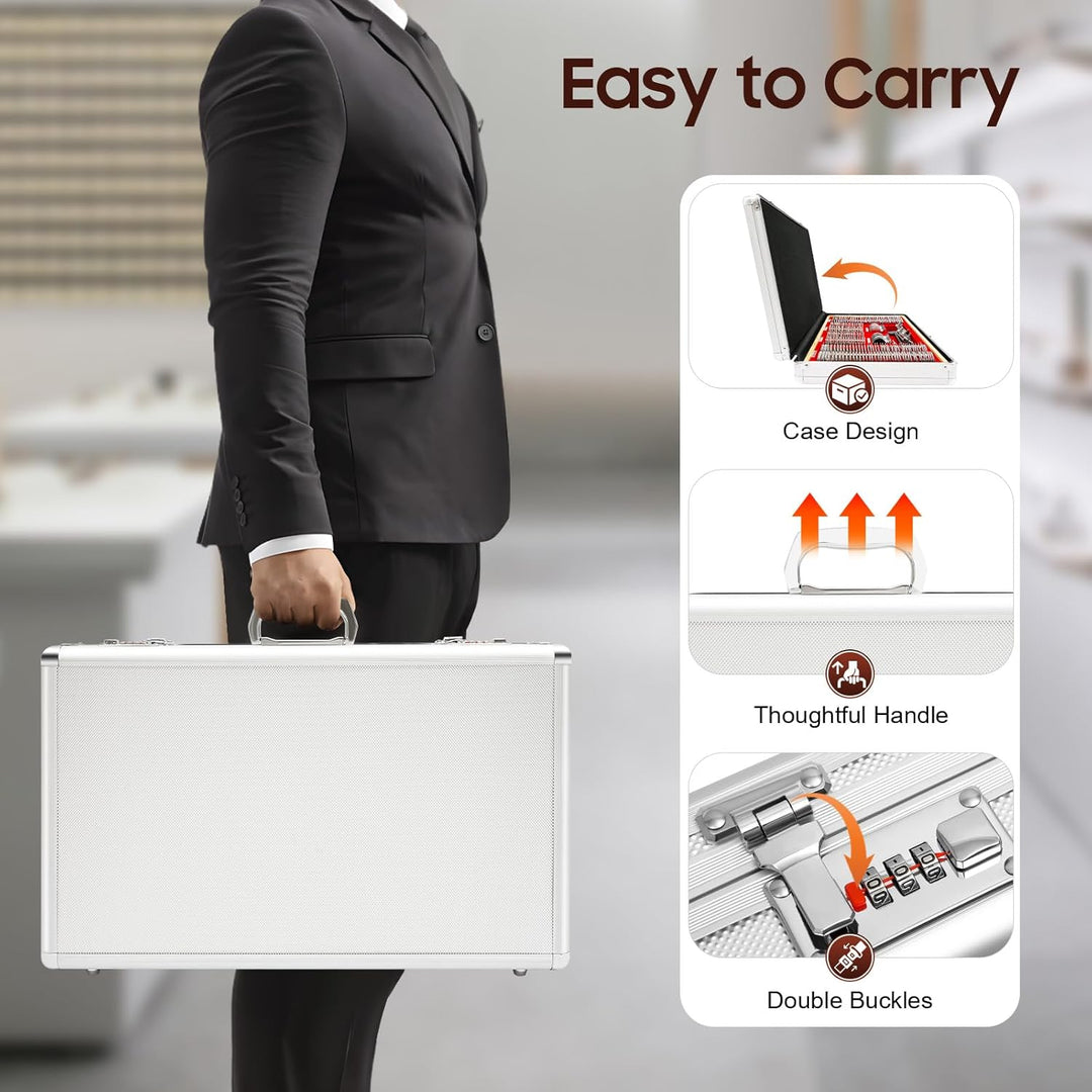 266 Optische Metallrandgläser Optometrie-Testgläser Optometrie-Kit Optometrie-Koffer mit Testrahmen