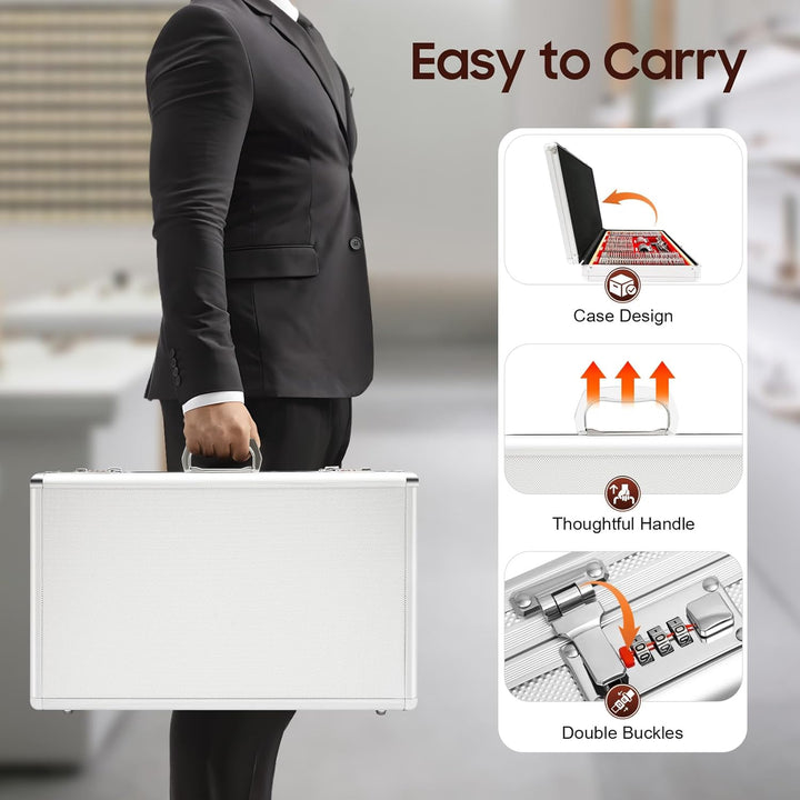 266 Optische Metallrandgläser Optometrie-Testgläser Optometrie-Kit Optometrie-Koffer mit Testrahmen