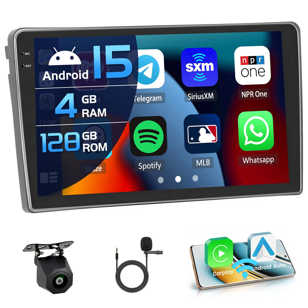 Inefala 4+128G Android 15 Autoradio für Opel Zafira/Antara/Astra 2006-2010 mit 9&