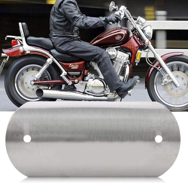 Keenso Universal Edelstahl Motorrad Auspuffrohrschutz Mittelrohr Hitzeschild Verbindungsrohrschutz A