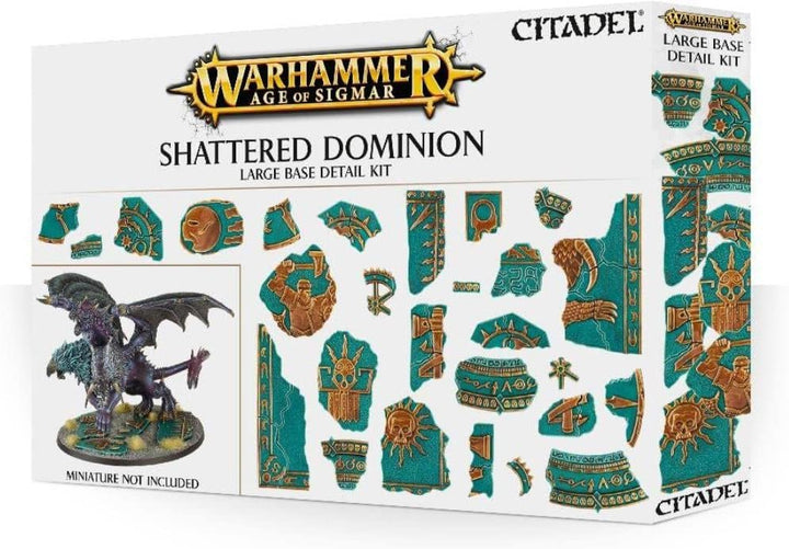 Games Workshop 99120299036 Age of Sigmar Splattered Dominion Grosses Basis-Detail-Set