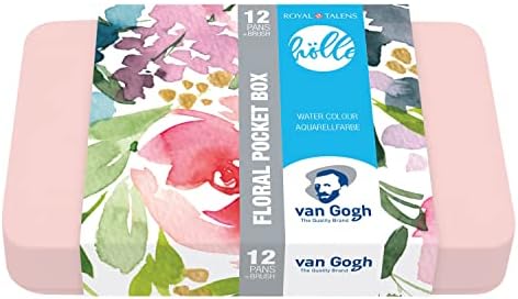 Van Gogh Pocket Box Frau Hölle 12 Farben (10 Grundfarben + 2 Metallic) Aquarellfarben