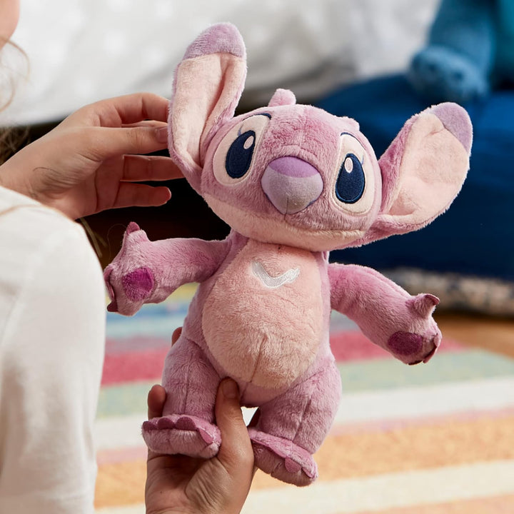 Disney Store Offizielle mittelgrosses Kuscheltier Angel, Lilo & Stitch, 28 cm, Kuscheltier für inter