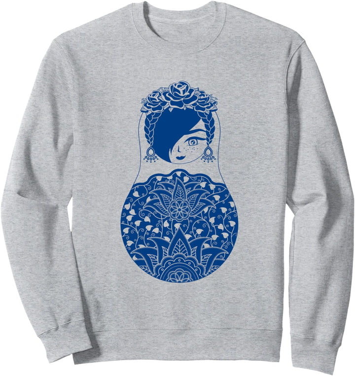 Matroschka Frida / Bohemian / Boho-Chic / Blumen Sweatshirt