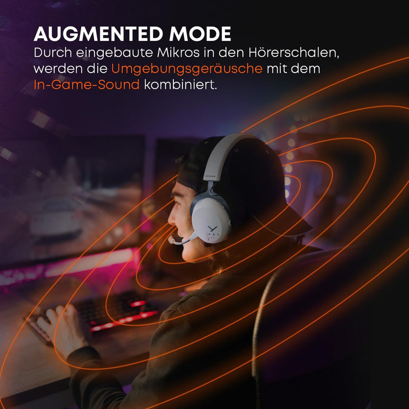 beyerdynamic MMX 200 Wireless Gaming-Headset (schwarz) mit Mikrofon, kabelloser Kopfhörer mit USB-Do