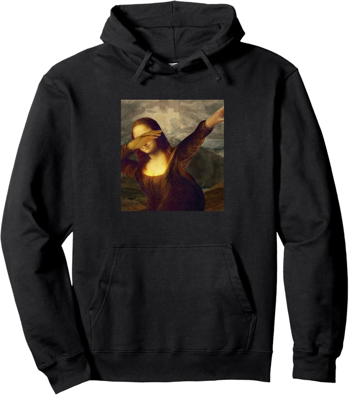 Gemälde Meme - Dabbing Mona Lisa Pullover Hoodie