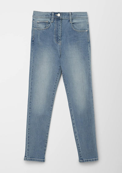 s.Oliver Junior Mädchen Jeans, Skinny Suri 134 Slim Blau, 134 Slim Blau