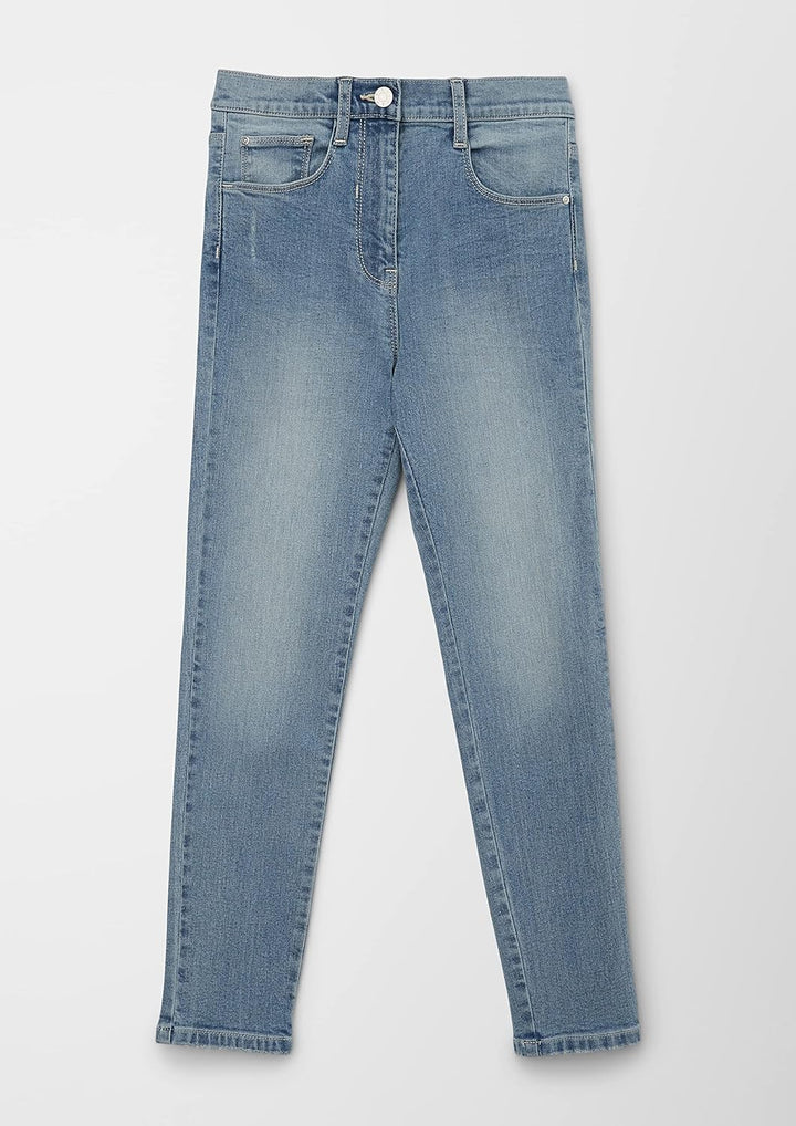 s.Oliver Junior Mädchen Jeans, Skinny Suri 164 Slim Blau, 164 Slim Blau