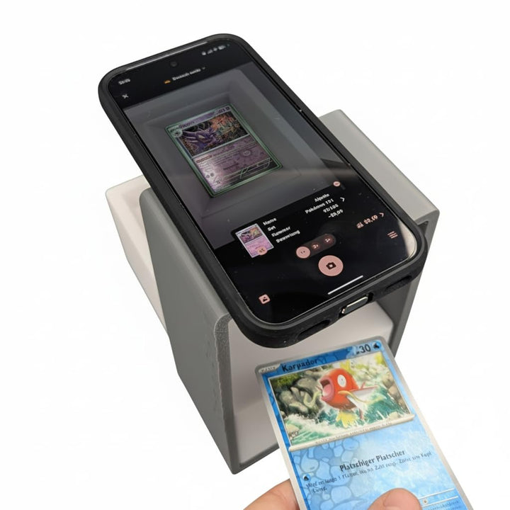 ScanBox kompatibel mit Pokémon und weiteren TCG Karten - Schnelles Scannen und Preisauskunft (Mit un