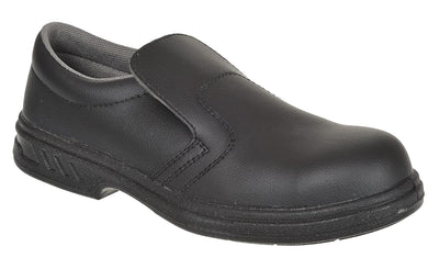 Portwest Steelite Sicherheitsslipper S2, Grösse: 42, Farbe: Schwarz, FW81BKR42 42 EU Schwarz, 42 EU