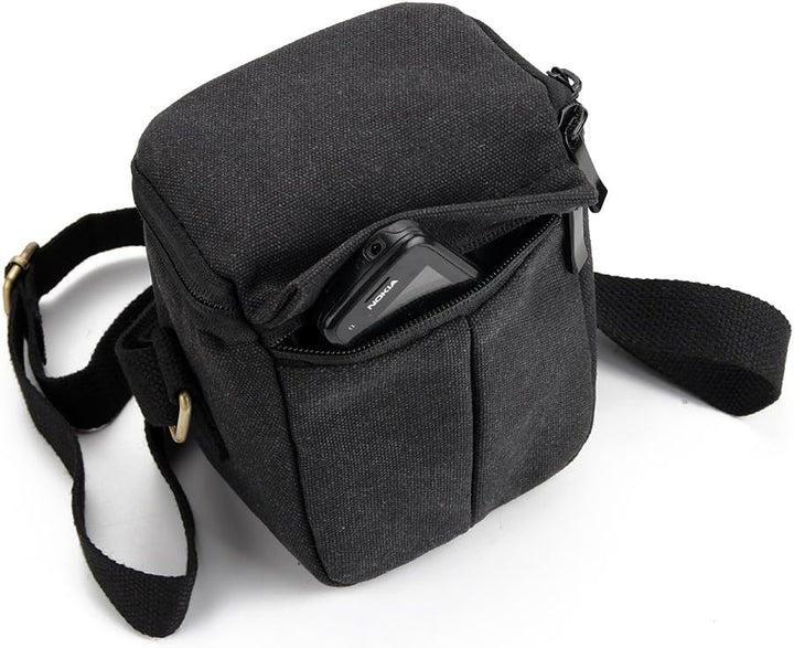 K-S-Trade Kameratasche Für Panasonic Lumix DMC-TZ71 Umhängetasche Für Panasonic Lumix DMC-TZ71 Schul