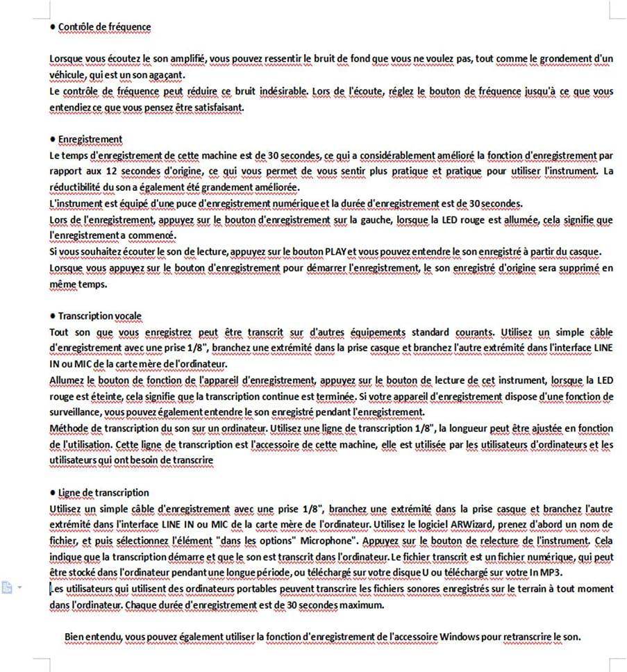 TuToy Beliebtes 8-Zoom-Naturbeobachtungsgerät mit Tonverstärker und Aufnahme- und Wiedergabefunktion