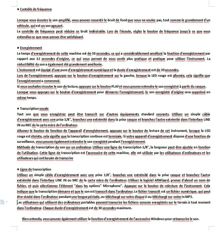 TuToy Beliebtes 8-Zoom-Naturbeobachtungsgerät mit Tonverstärker und Aufnahme- und Wiedergabefunktion