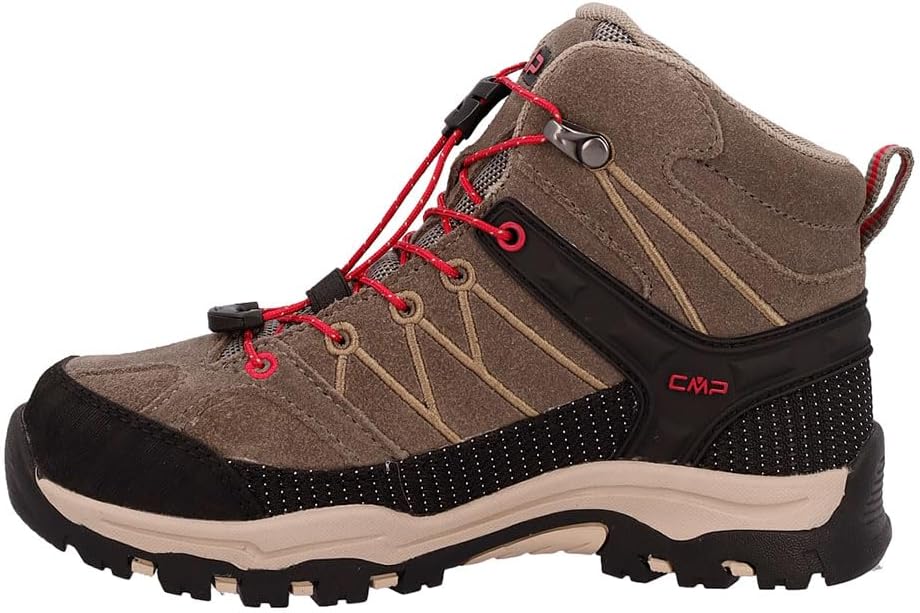 CMP Rigel Low Shoes Wp Trekking-Schuhe 28 EU Deserto Carminio, 28 EU Deserto Carminio