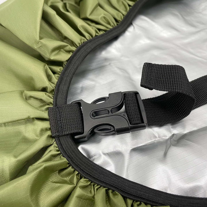 Alephnull Regenschutz Rucksack mit Reflexstreifen 60L-100L wasserdichte Regenschutz Schulranzen Refl