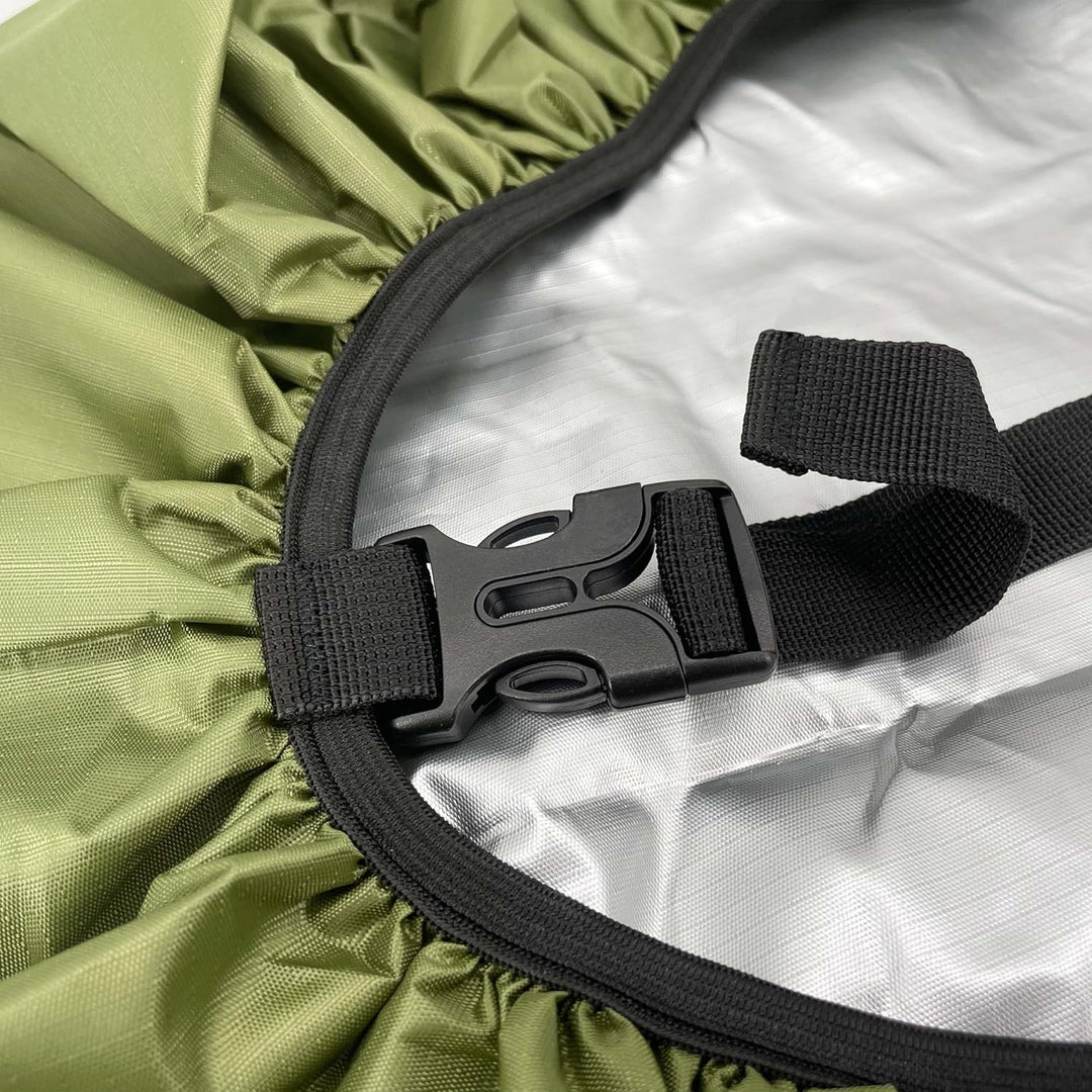 Alephnull Regenschutz Rucksack mit Reflexstreifen 60L-100L wasserdichte Regenschutz Schulranzen Refl