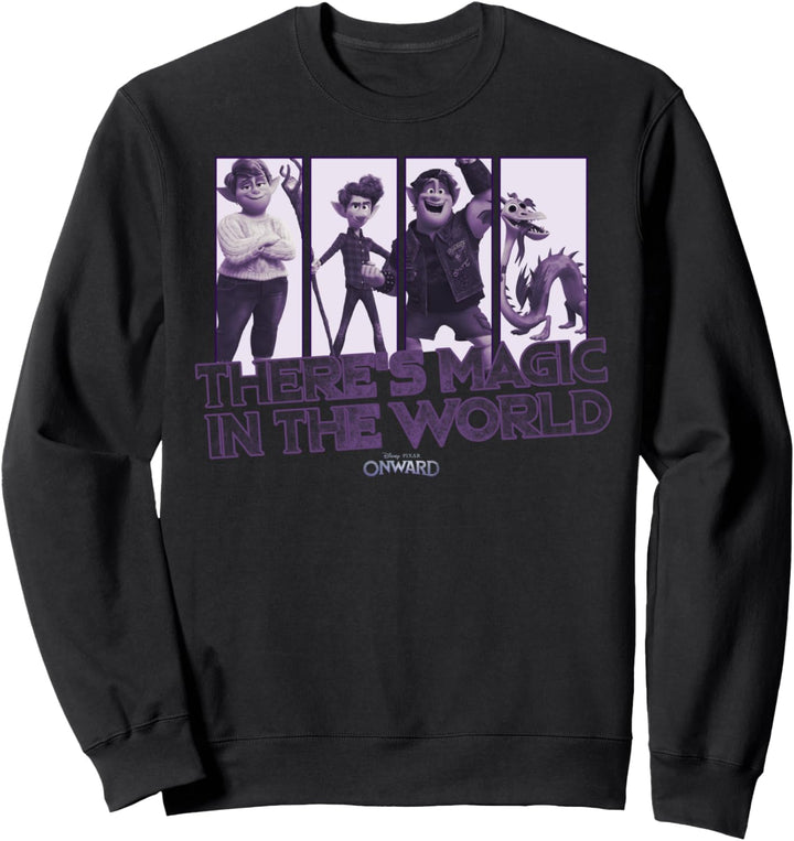 Disney Pixar Onward Group Shot There's Magic In The World Sweatshirt
