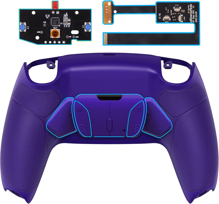 eXtremeRate Programmierbar RISE4 Remap Kit für ps5 Controller BDM-010/020,Remap Board&Rückplate Gehä