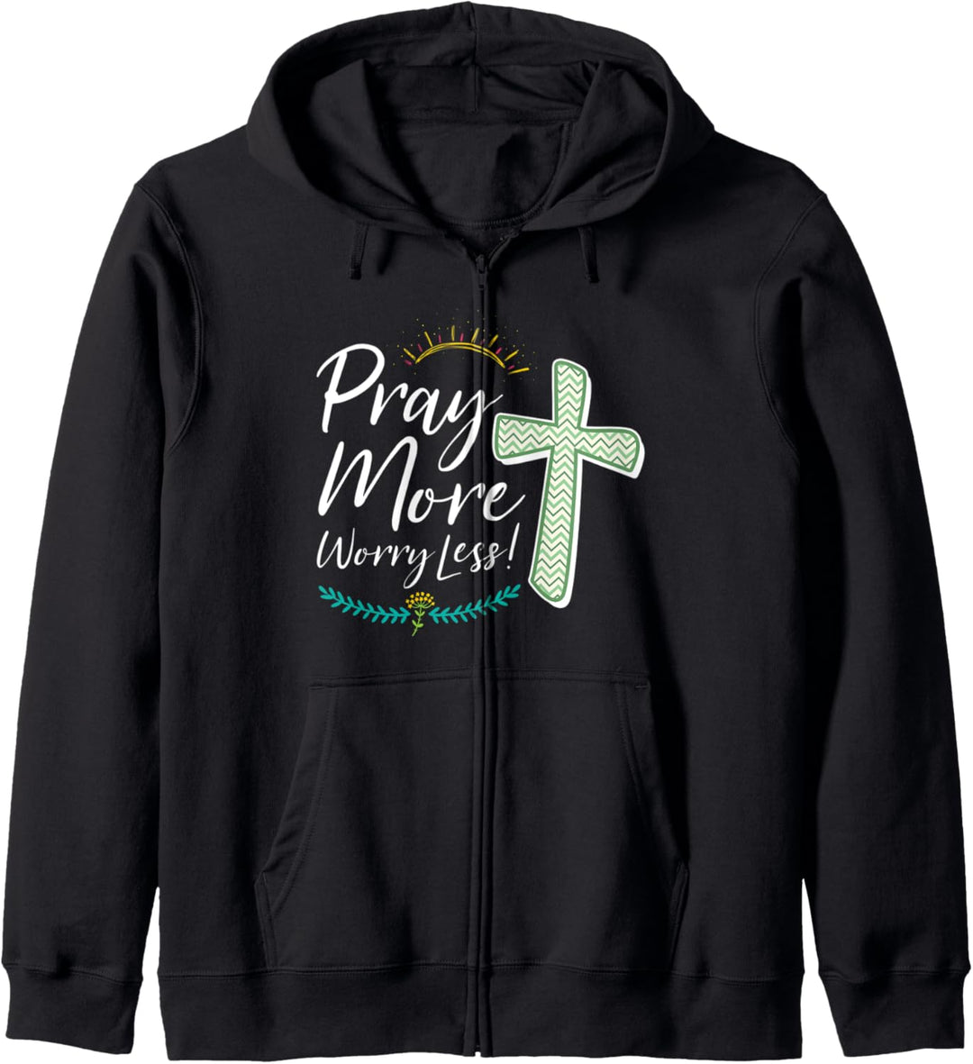 Christlicher Glaube Motivierend Inspirierend Bete Mehr Kapuzenjacke