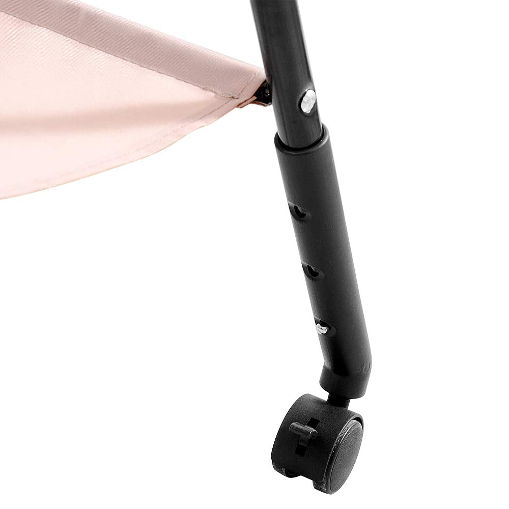 Baby Wickelkombi - klappbare Wickelkommode, mobiler Wickeltisch mit Wickelauflage, Sicherheitsgurt u