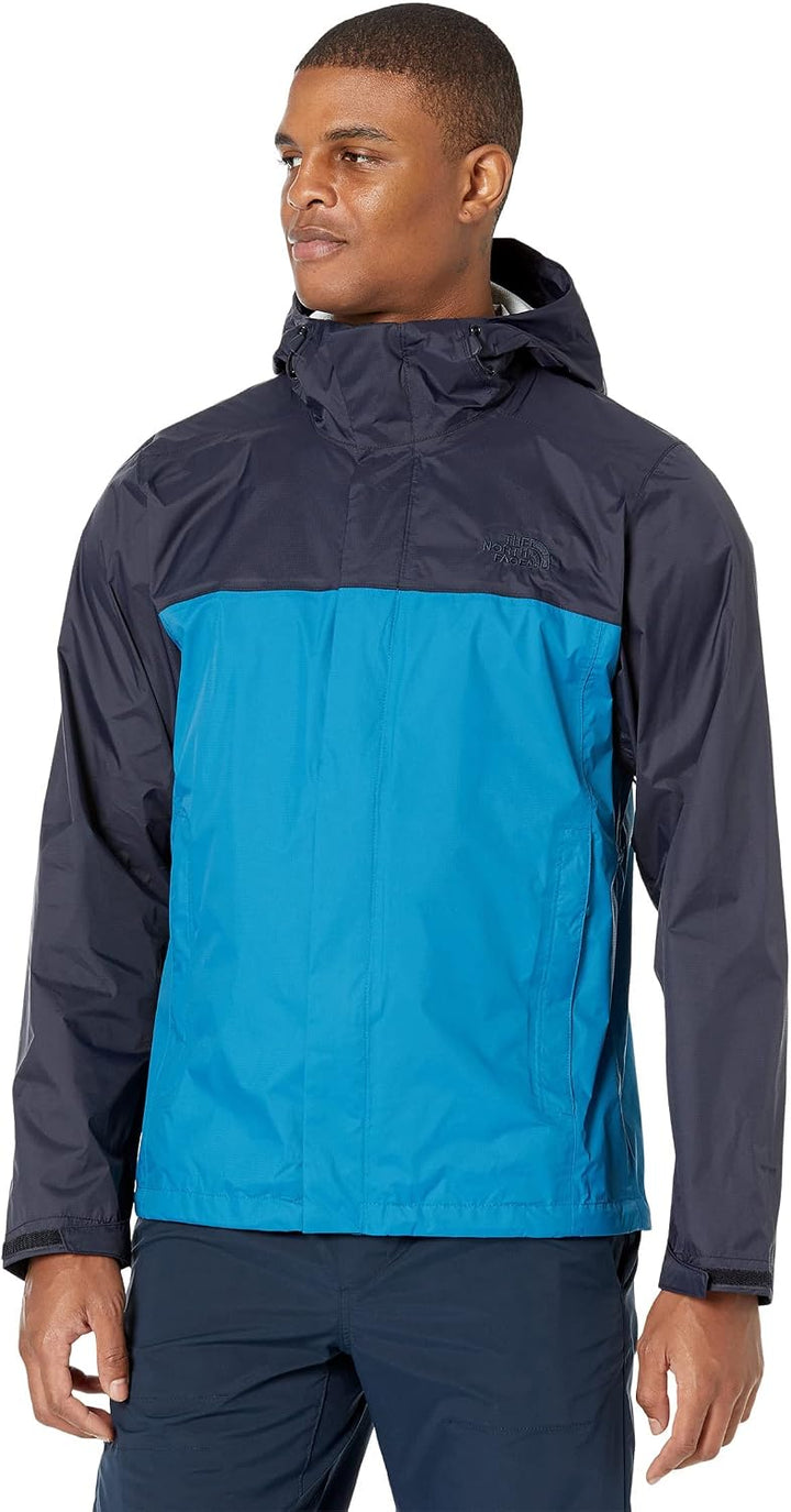 The North Face Men’s Venture 2 Waterproof Hooded Rain Jacket, Aviator Navy/Banff Blue, Large, L Avia