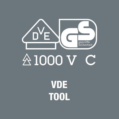 Wera 05003471001 Kraftform Kompakt VDE 18 Universal 1, VDE isolierter Schraubendrehersatz mit Wechse