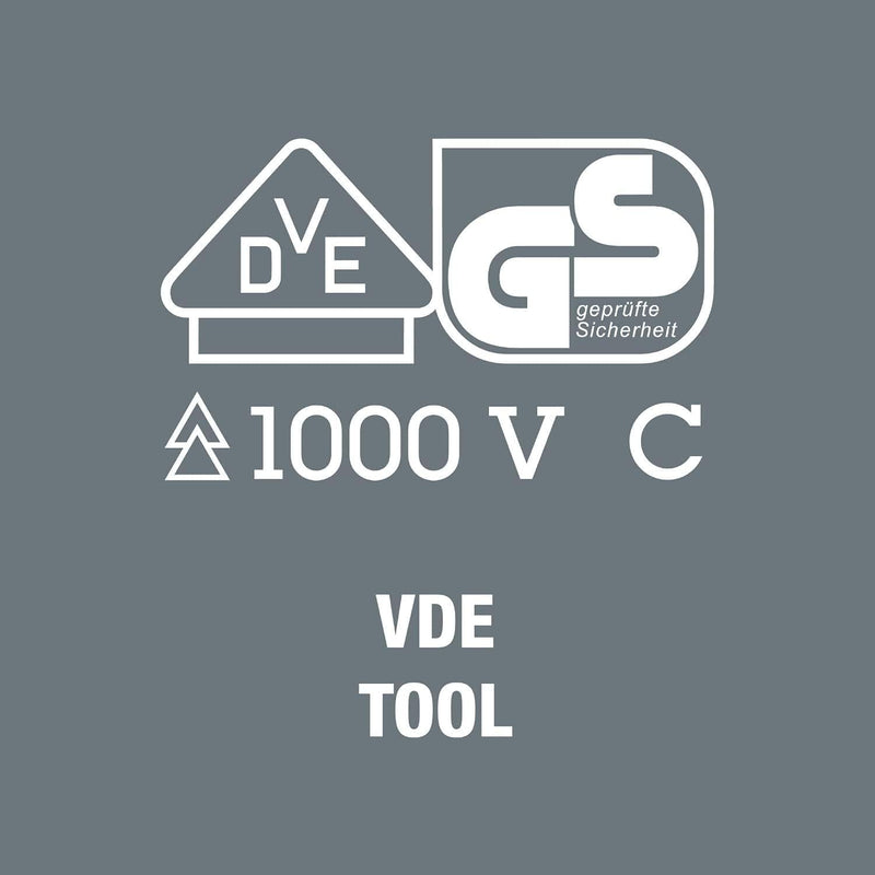 Wera 05003471001 Kraftform Kompakt VDE 18 Universal 1, VDE isolierter Schraubendrehersatz mit Wechse