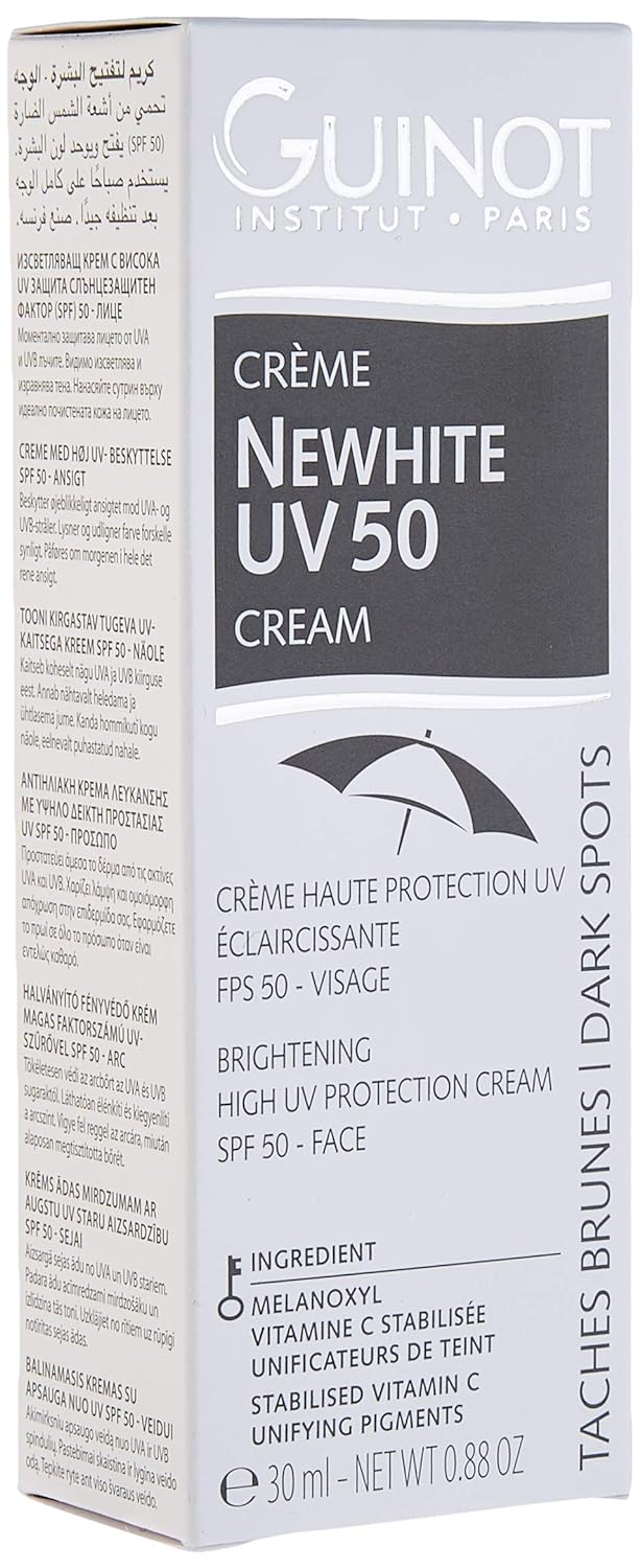 Guinot NEWHITE - Cream Brightening UV Shield SPF 50 Gesichtscreme, 1er Pack (1 x 30 ml)