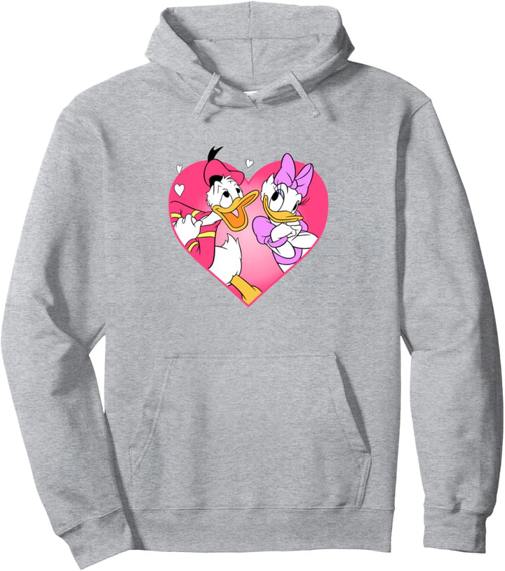 Disney Mickey And Friends Valentinstag Donald & Daisy Pullover Hoodie