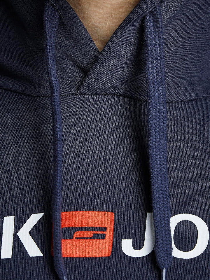 JACK & JONES Male Kapuzenpullover Logo Kapuzenpullover M 1x Bright Cobalt, 1x Navy Blazer, M 1x Brig