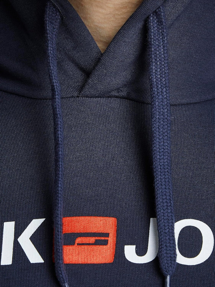 JACK &amp; JONES Male Kapuzenpullover 2er-Pack Logo Kapuzenpullover S 1x Bright Cobalt, 1x Navy Blazer,