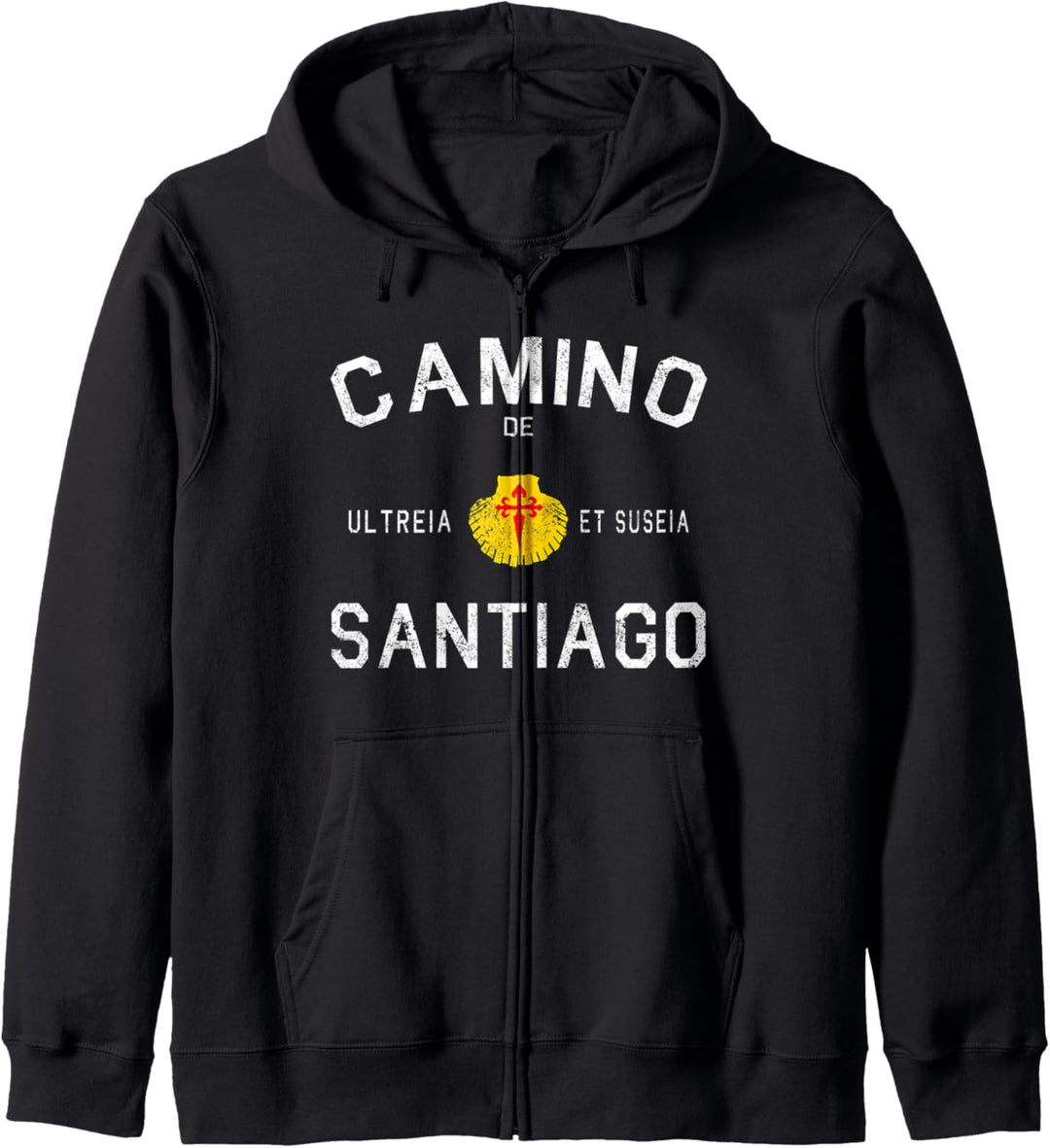 El Camino de Santiago Buen Camino Wandern Jakobsweg Geschenk Kapuzenjacke