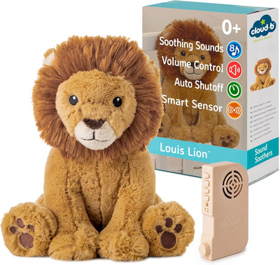 Cloud b Soothing Sound Machine | Cuddly Stuffed Animal | 4 White Noise and 4 Lullabies | Auto-Shutof