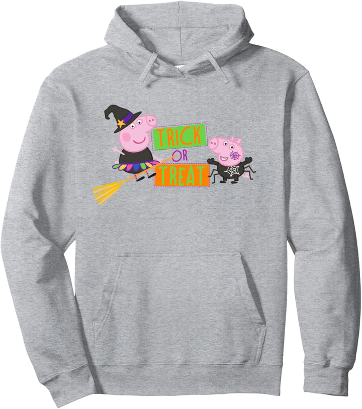 Peppa Wutz And George Halloween Trick Or Treat Pullover Hoodie