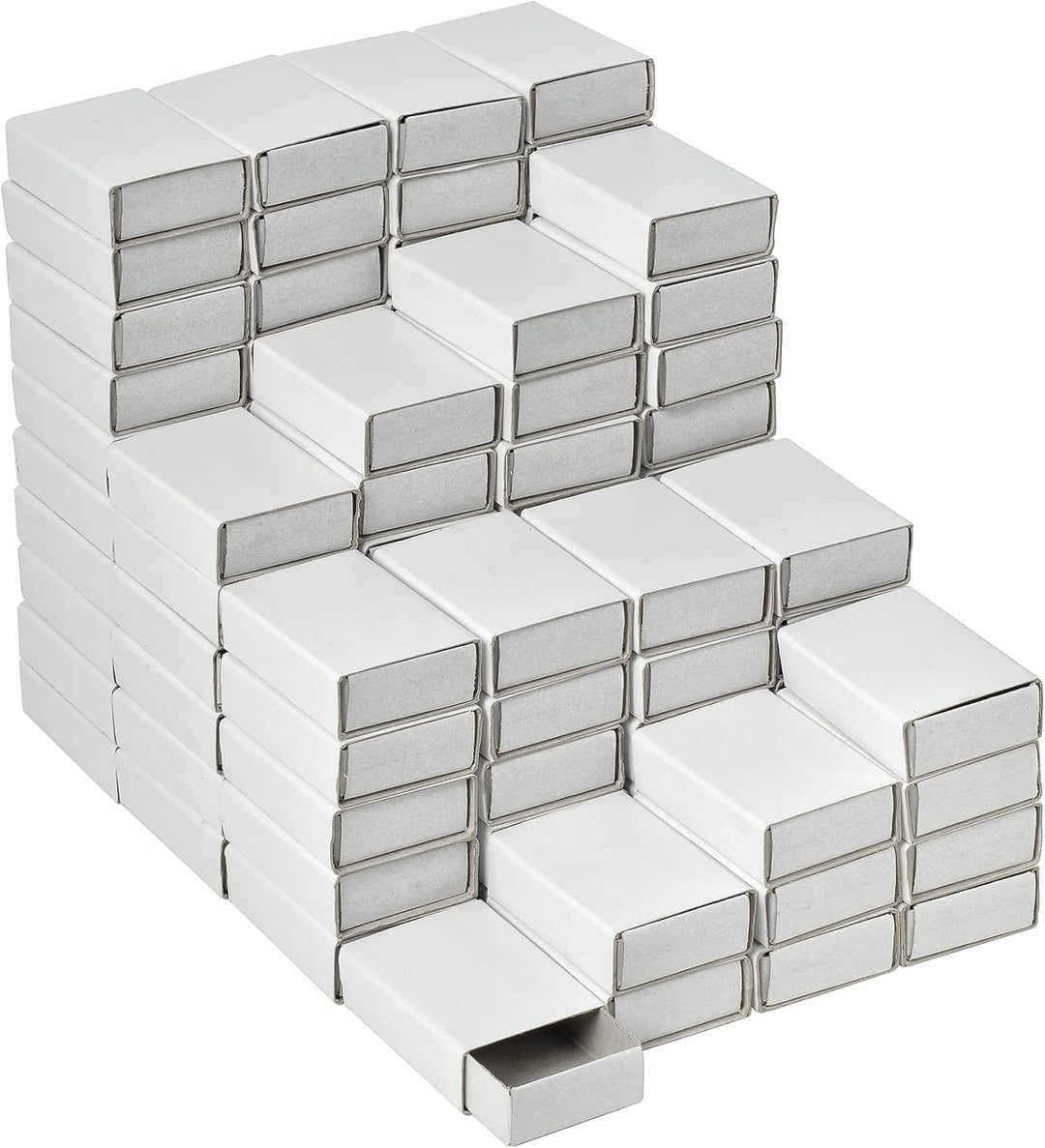 VBS XXL 100er-Pack Streichholzschachteln blanko weiss 5x3,5x1,5cm DIY Geschenkschachtel Schachtel Bo