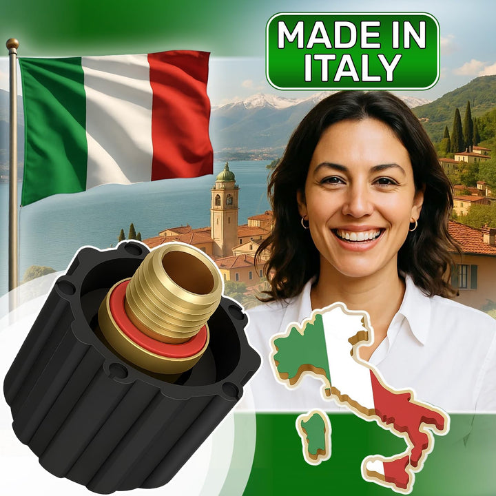 Ventil mit Aussengewinde 3/8" und Betriebsdruck 4,5 Bar für Polti Vaporetto oder für Polti Vaporella