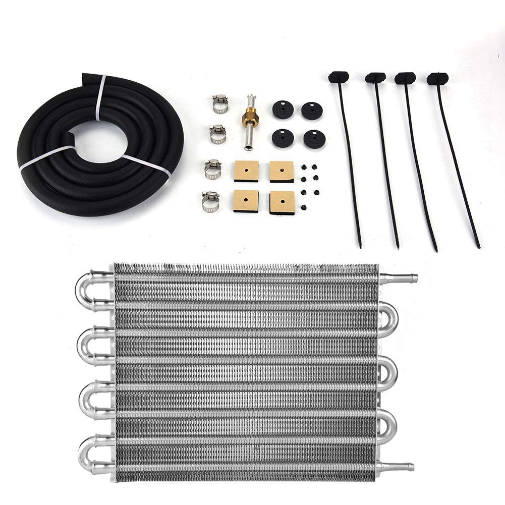 Auto-Ölkühler 8-reihiges Ferngetriebe-Ölkühler-Kit Auto-manueller Kühler-Konverter-Ölkühler-Kit