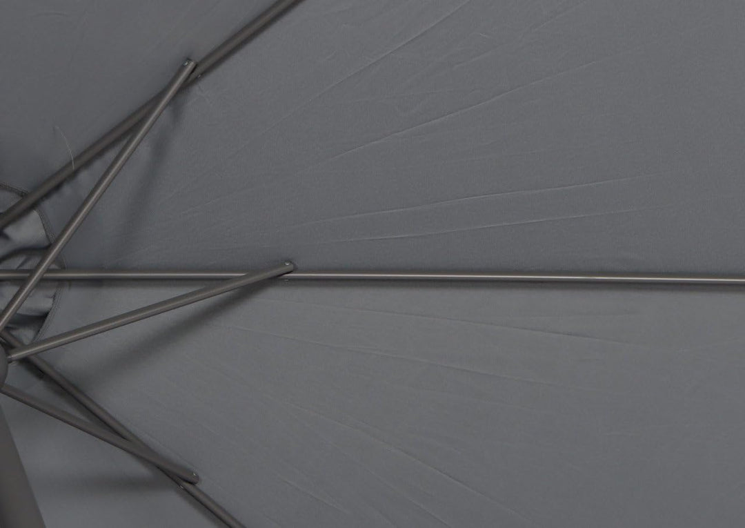 Trend Line Alu Sonnenschirm Sofia anthrazit Ø 300 cm Gartenschirm Schirm