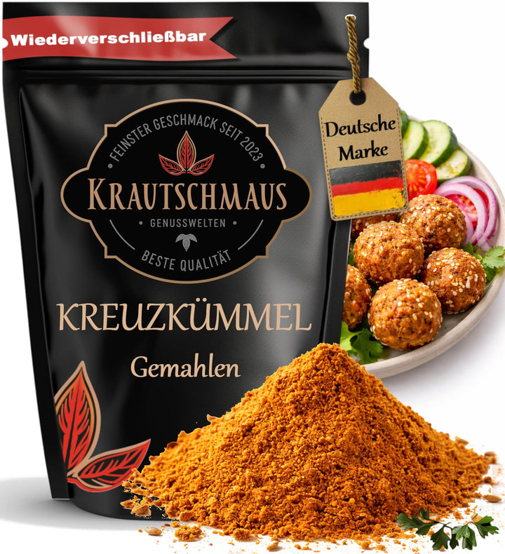 Kreuzkümmel gemahlen (Cumin/Kumin/Jeera) von Krautschmaus - aromatisch & frisch abgefüllt - Gewürz f