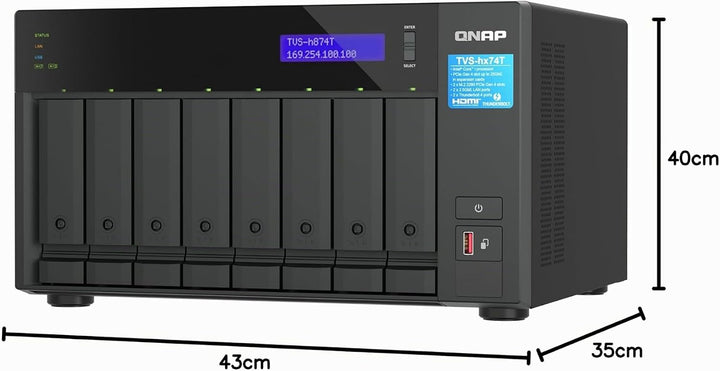 QNAP Systems TVS-H874T-I9-64G 8 Bay I9 16C