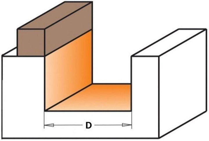 CMT Orange Tools 901.200.11 – Erdbeere für Nutfräser HM S 8 D 20 x 16