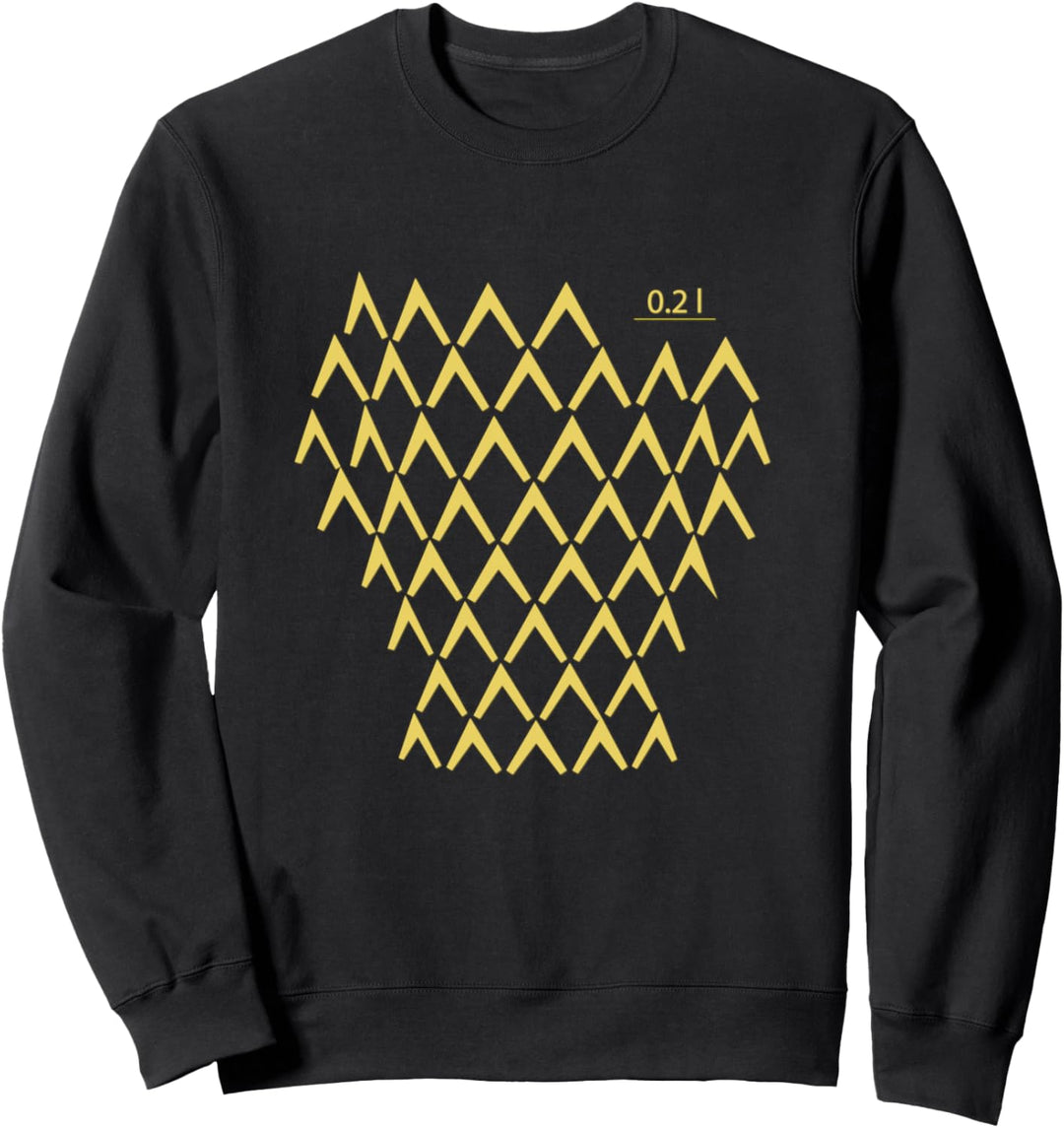 Gerippt Äbbelwoiglas Design - Apfelwein und Frankfurt Sweatshirt