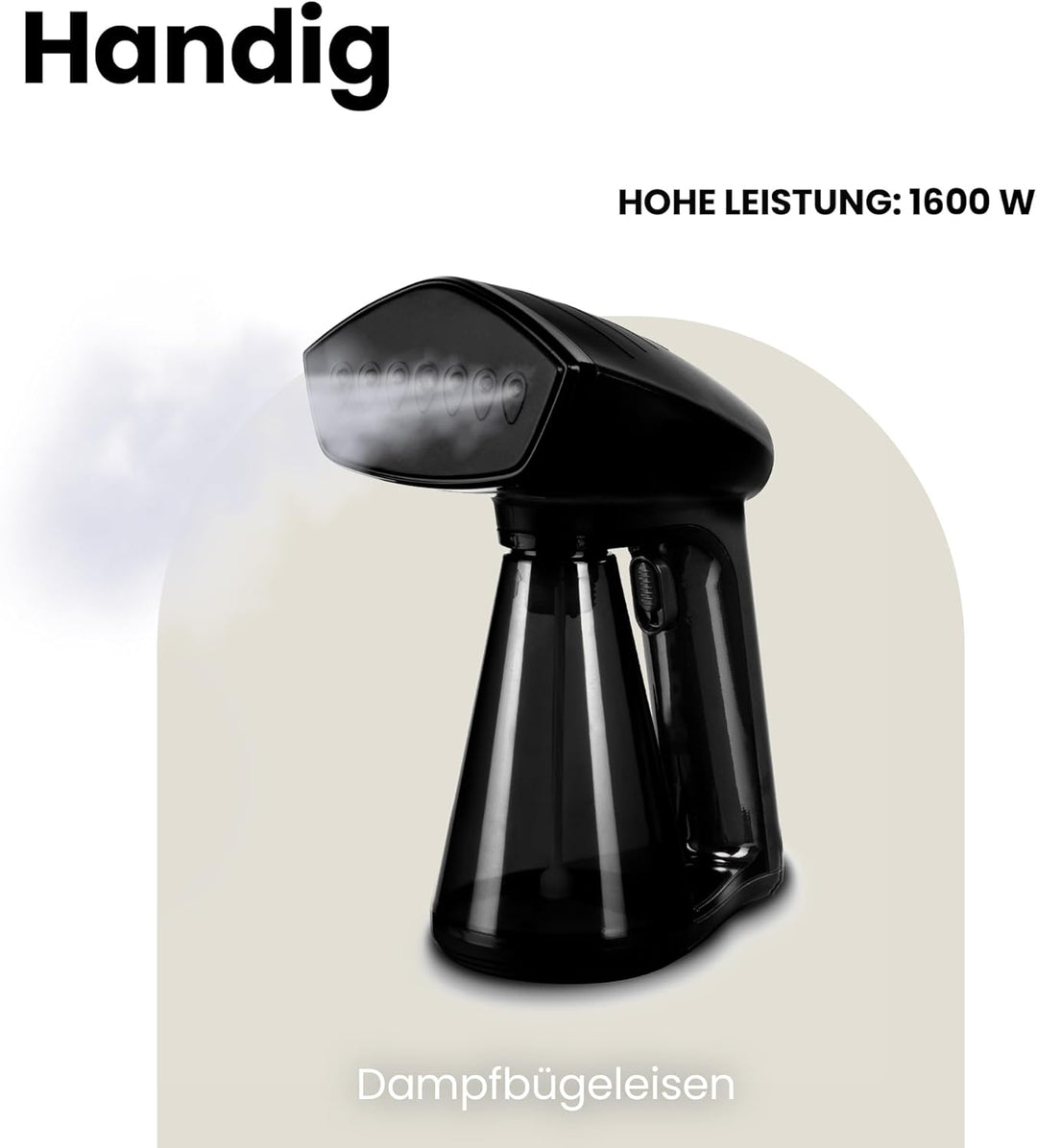 ZEEGMA Handig Steamer Dampfglätter, Dampfbügeleisen Dampfer für Kleidung, Sicherheit für alle Stoffe
