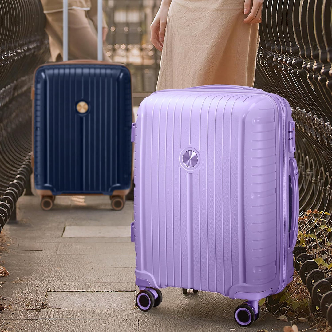 Joyway Kofferset 5tlg Hartschale Leicht PP mit 4 Rollen und TSA-Schloss Der Gepäcksets Enthält 1 Rei
