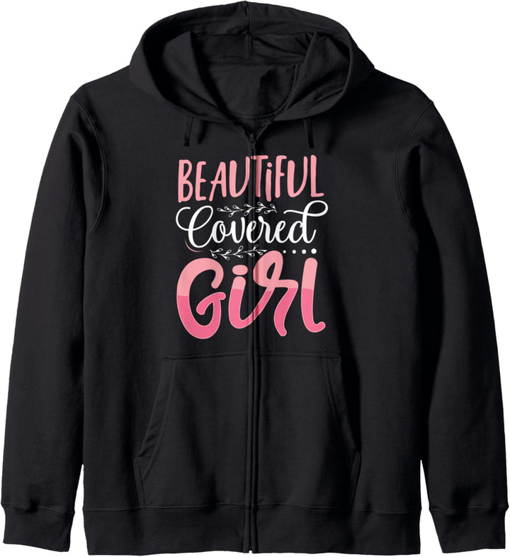 Beautiful Covered Girl Afro Educated Unapologetically Black Kapuzenjacke